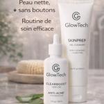 Skinprep Gel cleanser+clearboost serum anti acne