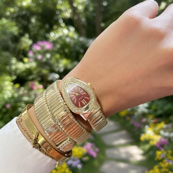 Montre élégante pour femme acier inoxydable stainless steel