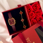 Montre & bracelet présentés dans un coffret élégant