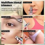 Tondeuse à sourcils et épilateur visage 2 en 1